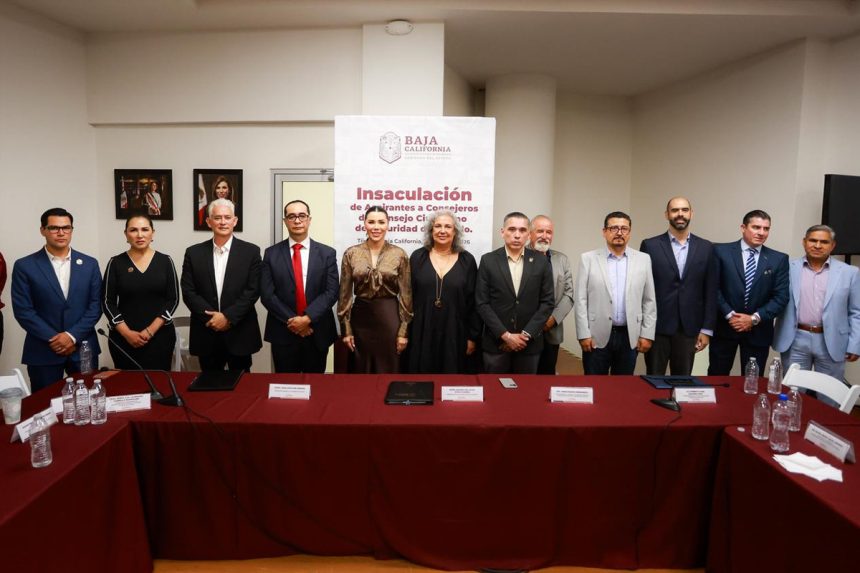 1 Marina del Pilar toma protesta a nuevos integrantes del Consejo Ciudadano de Seguridad en BC