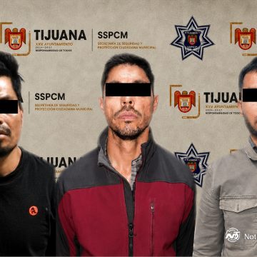 Detienen a tres personas con órdenes de aprehensión en Tijuana