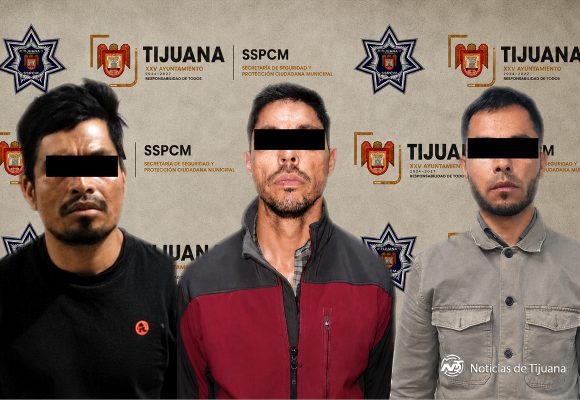 Detienen a tres personas con órdenes de aprehensión en Tijuana