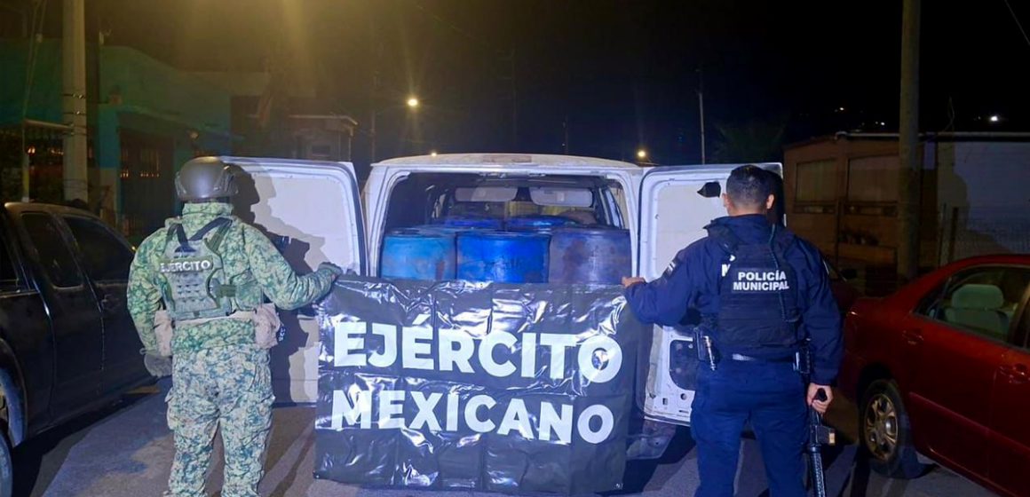 Camioneta robada era utilizada para traslado ilegal de hidrocarburo en Tecate