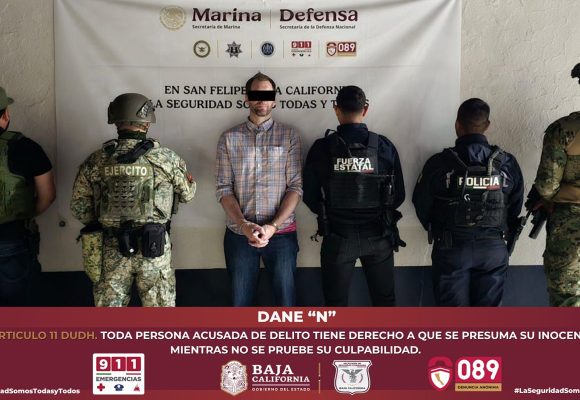 Rescatan en San Felipe a dos menores sustraídos por su padre en EU