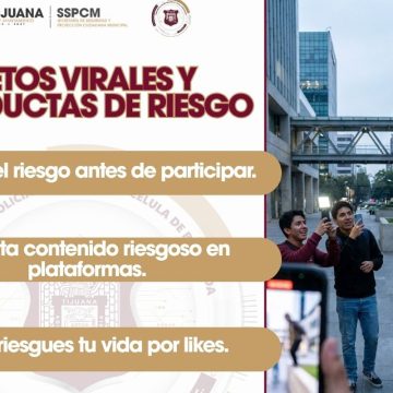 SSPCM alerta a jóvenes por riesgos de retos virales