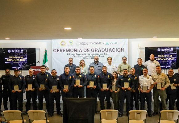 Se gradúa primera generación TAMP de Bomberos de Tecate