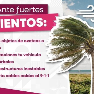 Vientos fuertes y lluvias ligeras afectarán Baja California