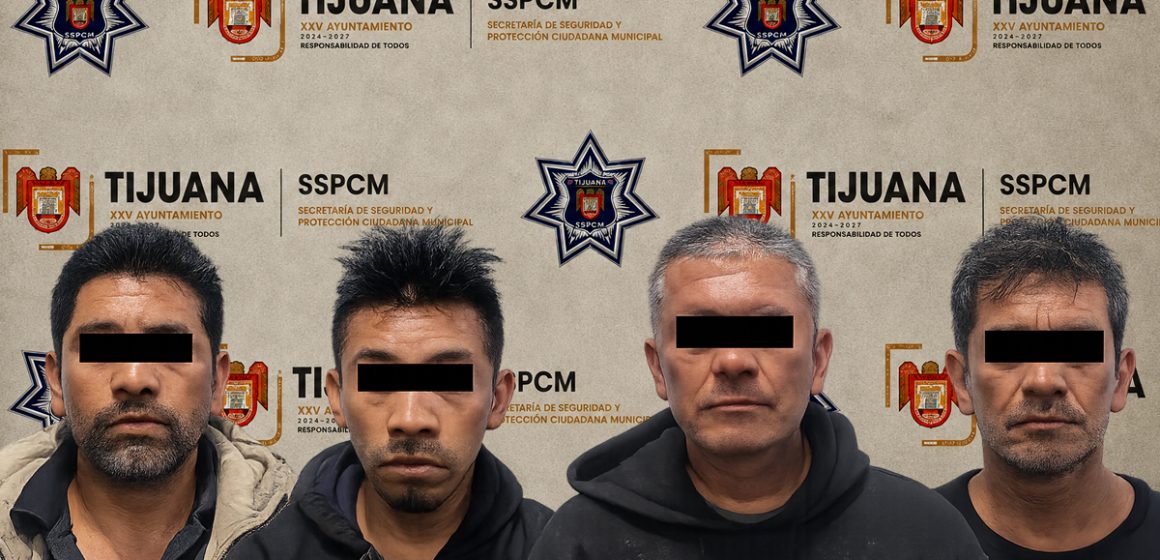 Caen cuatro personas con droga durante patrullajes