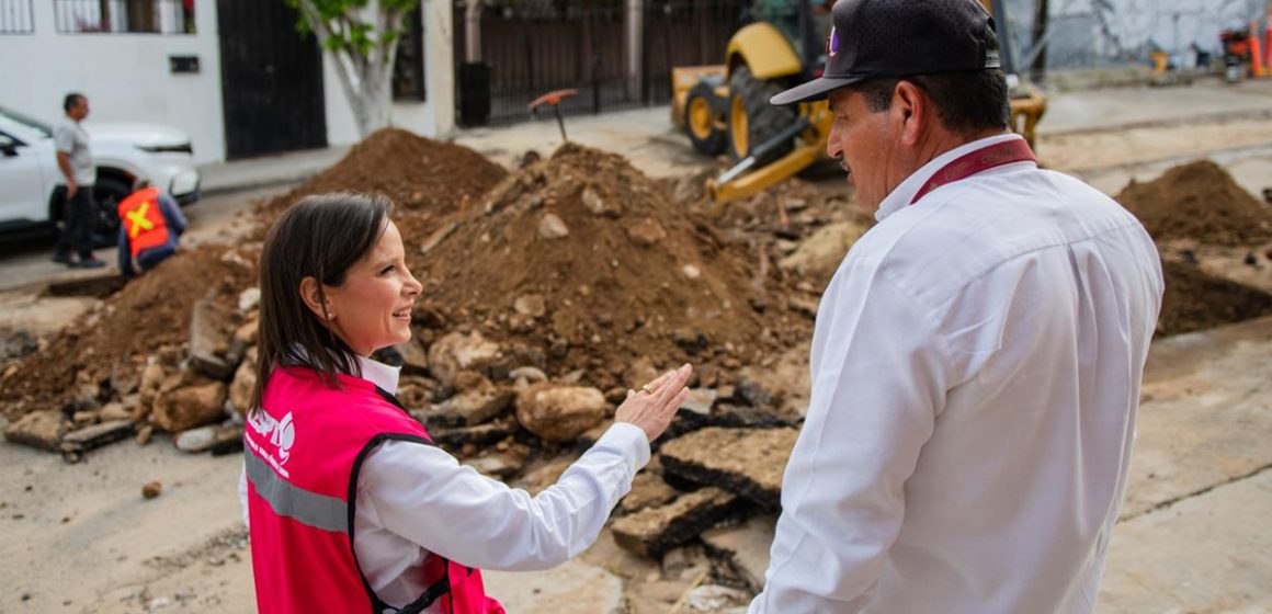 Mónica Vega atiende afectaciones en red sanitaria de Lomas del Porvenir en Tijuana