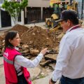 Mónica Vega atiende afectaciones en red sanitaria de Lomas del Porvenir en Tijuana
