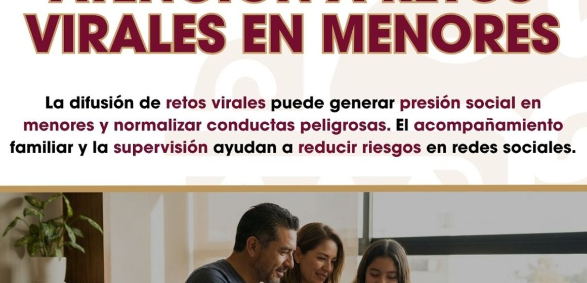 1 SSPCM alerta sobre retos virales que ponen en riesgo a menores