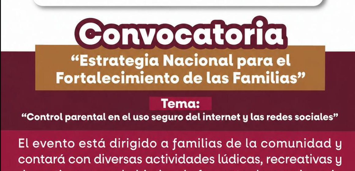 DIF Tecate invita a jornada sobre uso seguro de internet para familias