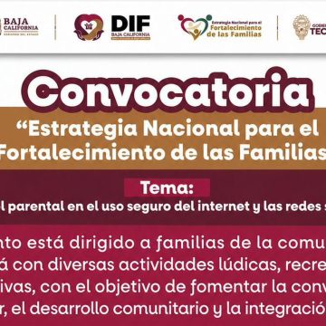 DIF Tecate invita a jornada sobre uso seguro de internet para familias
