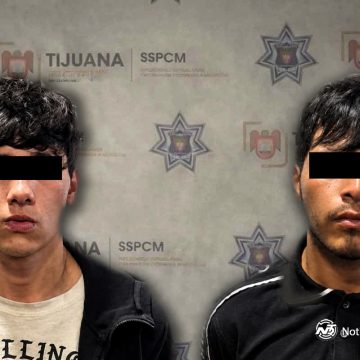 Detienen a dos por robo con violencia a transeúnte en Los Álamos