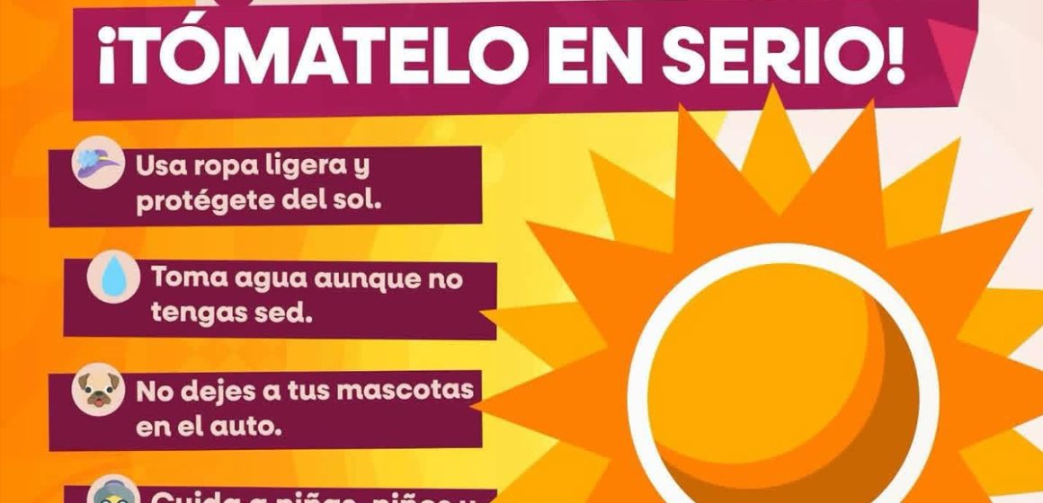 Advierten por vientos fuertes y calor extremo en Mexicali