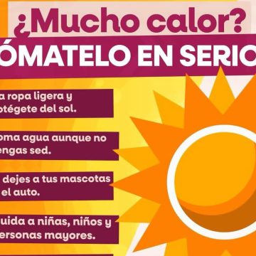 Advierten por vientos fuertes y calor extremo en Mexicali
