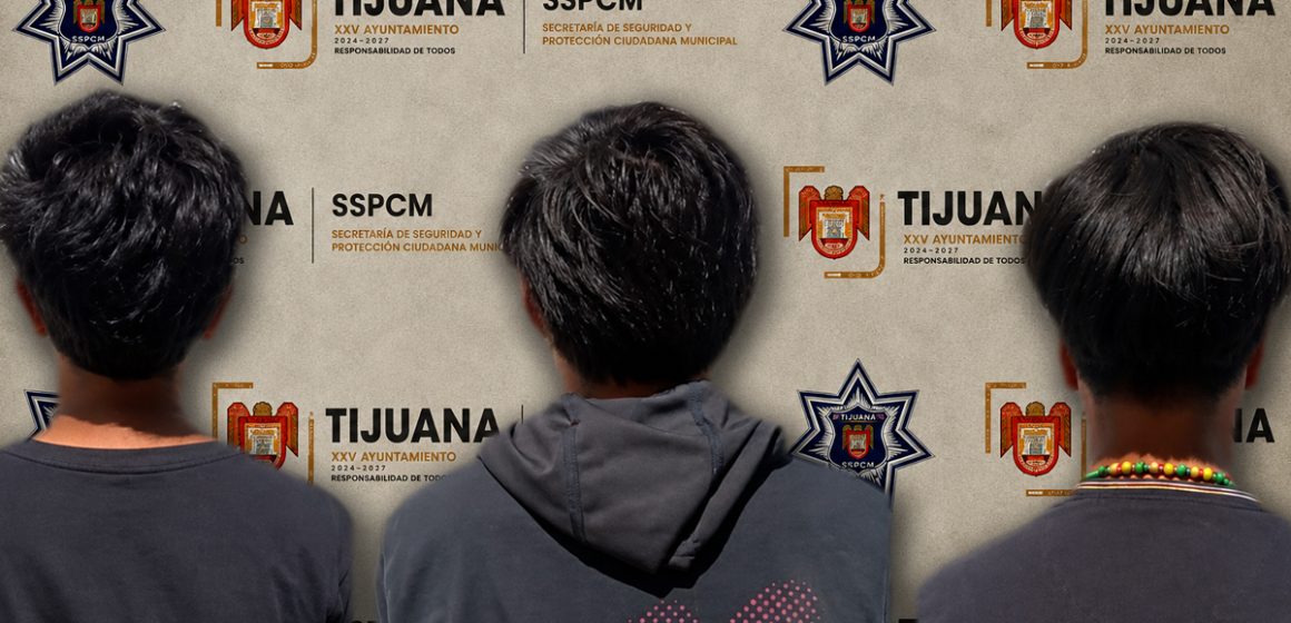 Caen tres menores por robo con violencia en El Pípila