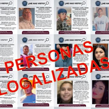 Localiza FGE a 16 personas reportadas como desaparecidas