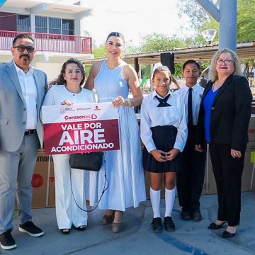 Entregan 800 aires acondicionados para escuelas de Mexicali, su Valle y San Felipe