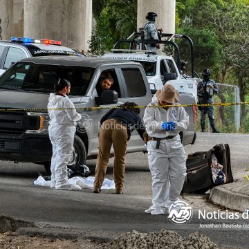 Localizan cadáver dentro de una maleta en la colonia Alemán