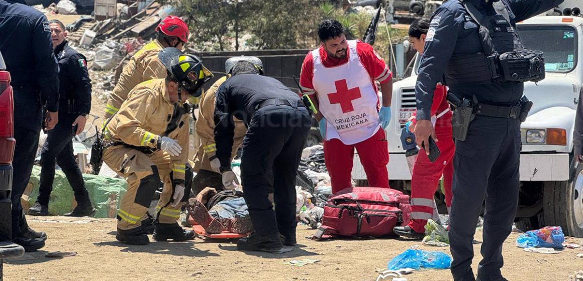 TTTT Camión prensa a trabajador de recicladora en Tijuana