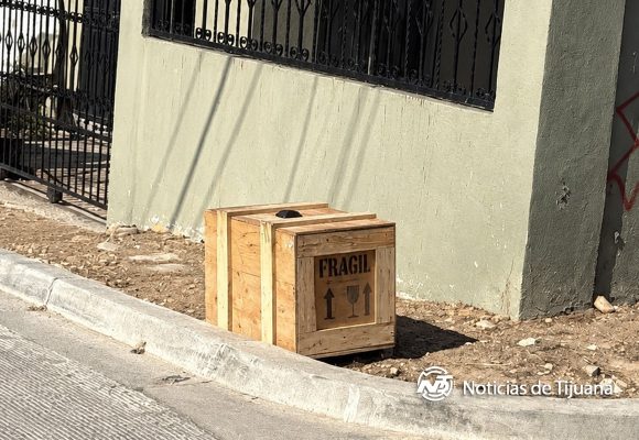 Hallan presunto artefacto explosivo con mensaje del Cártel de Sinaloa en Tijuana