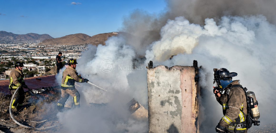 Incendios y un hombre electrocutado movilizan a Bomberos de Tijuana