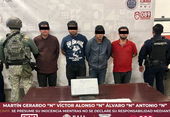 Persecución en el Mariano Matamoros termina con cuatro detenidos armados