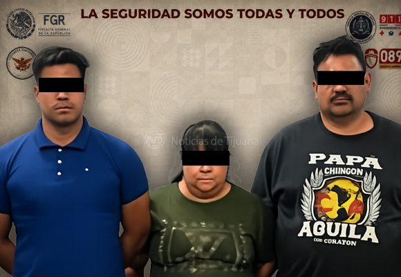 Caen presuntos integrantes de grupo criminal armados en operativo de la FESC en Tecate
