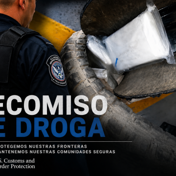 CBP decomisa cocaína y encuentra a mujer china en tablero de vehículo