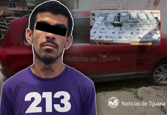 Le roba la camioneta en una gasolinera y lo capturan con 17 paquetes de cocaína