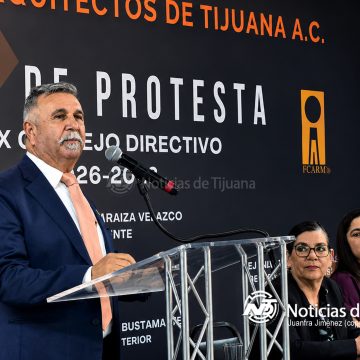 José Luis Araiza Velasco asume presidencia del Colegio de Arquitectos de Tijuana 2026-2028