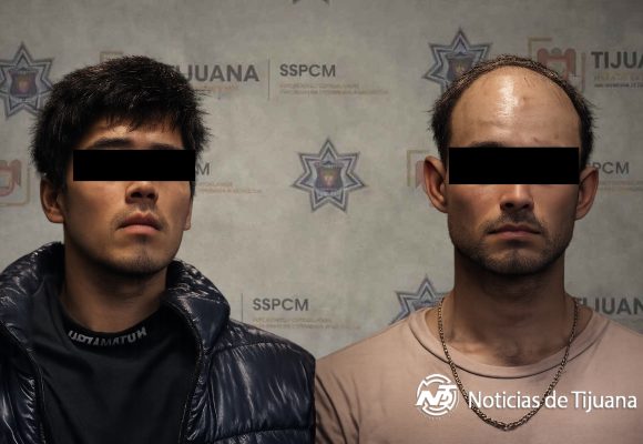 Caen dos hombres acusados de cobrar piso y robar negocio