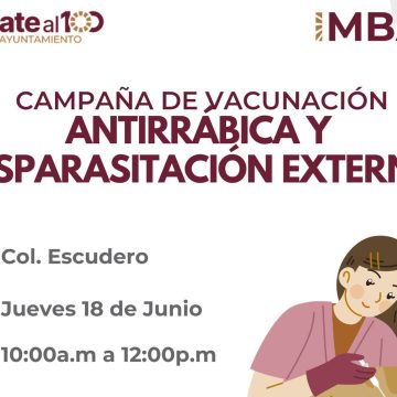 Invita Gobierno de Tecate a vacunar mascotas gratis