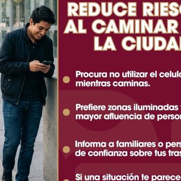 1 SSPCM llama a prevenir robos en calles