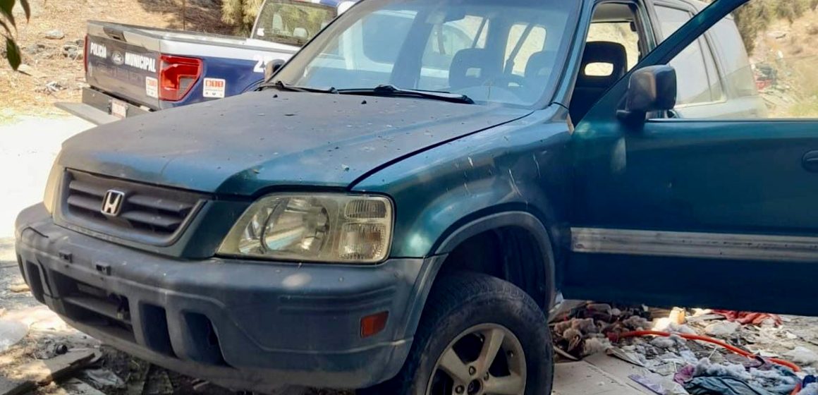 1 Recupera Policía de Tecate vehículo robado