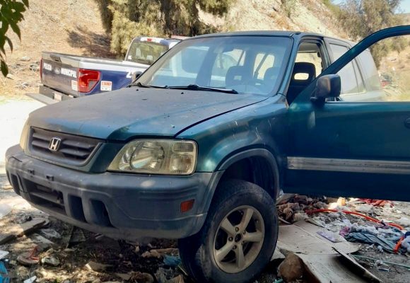 1 Recupera Policía de Tecate vehículo robado