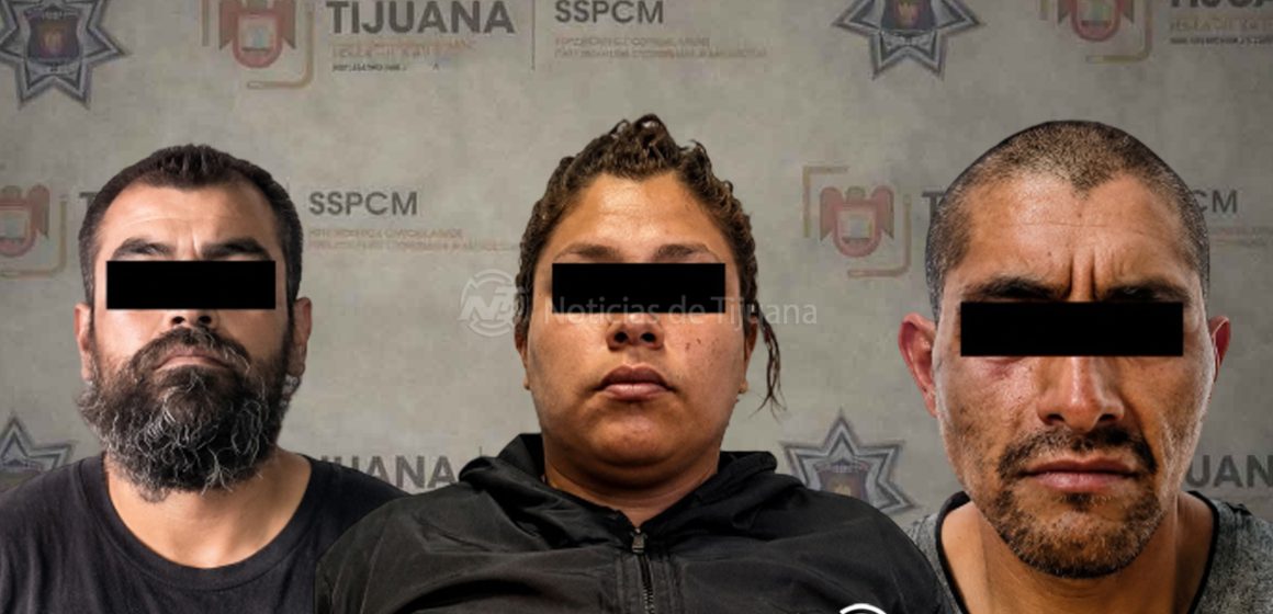 1 Detienen a tres por posesión de droga