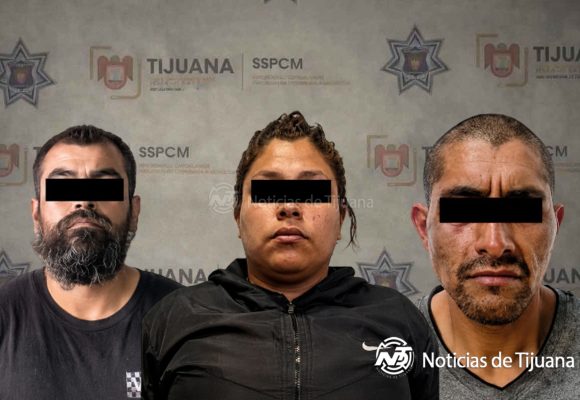 Detienen a tres por posesión de droga