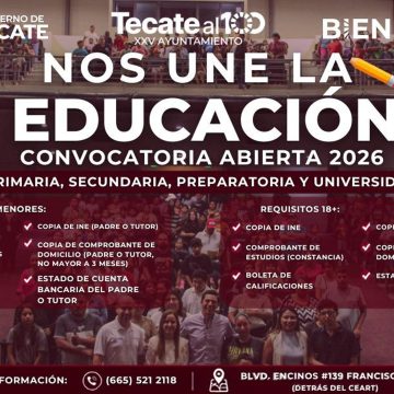 1 Román Cota abre nueva convocatoria de becas