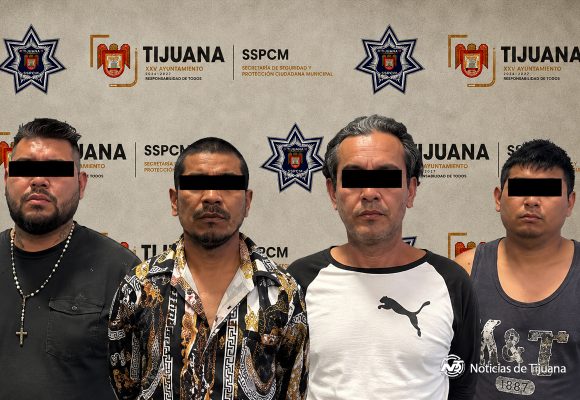 Detienen a cuatro personas por allanamiento, daños y lesiones
