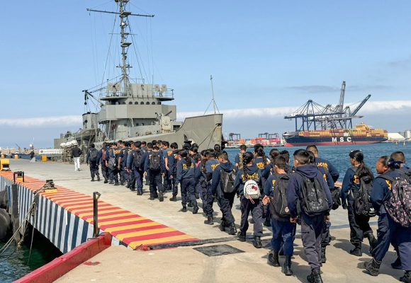 Fortalece SSPCM formación de jóvenes con visita educativa a la Zona Naval