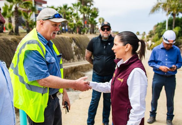 Mónica Vega supervisa restablecimiento de línea clave del sistema sanitario