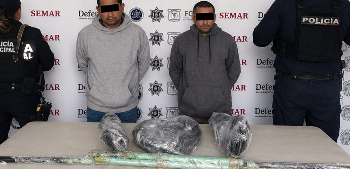 Policía de Tecate evita robo de cableado y asegura a dos personas