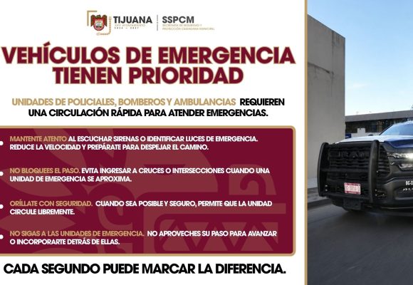 Exhortan a ceder paso a emergencias