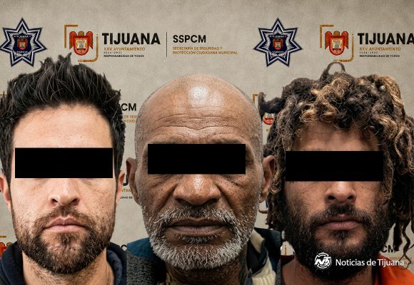 Detienen a tres acusados de robo violento