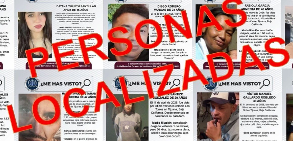 Localizan a 10 personas desaparecidas