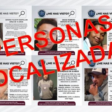 2 Localizan a 10 personas desaparecidas