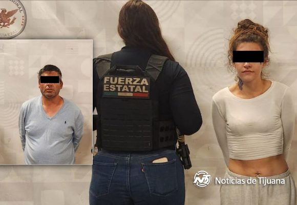 Captura FESC a dos prófugos de Estados Unidos y recupera vehículo robado en Tijuana