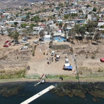 czxc Realizan operativo acuático de búsqueda en la presa Emilio López Zamora
