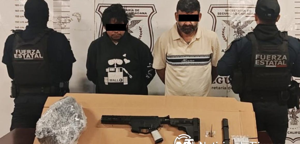 Captura FESC a sujetos armados tras persecución en Tecate