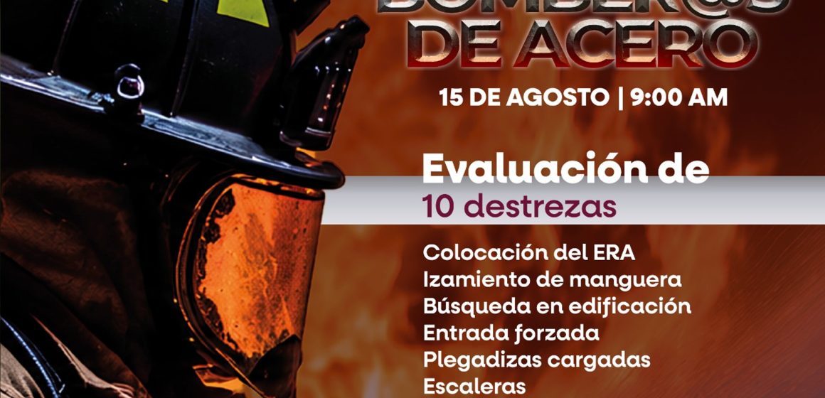 1 Invita Protección Civil a competencia estatal de bomberas y bomberos de acero