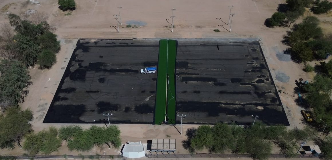 1 Gobierno del Estado avanza rehabilitación de unidad deportiva